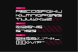 Exobyte - Futuristic Cyberpunk Techno Display Font