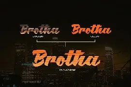 Brotha Script font