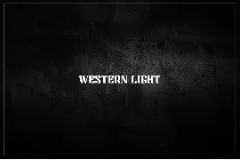 WESTERNLIGHT font