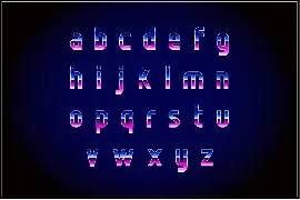 Retrofuturism OTF Vapor Wave Font