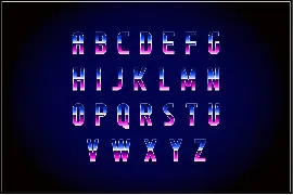 Retrofuturism OTF Vapor Wave Font