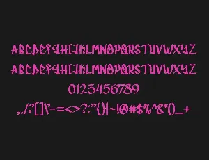 TrefasnoGraffitil font