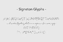 Signeton Font