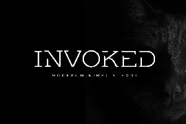 Invoked - Modern Minimalist Font