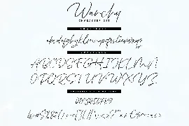 Wantroys | Ballpoint Handwriting Script Font