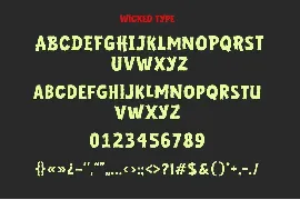 Wicked Type - Display Font