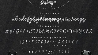 Bulaga - Minimalist Handwritten Font