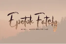 Epetok Fately font with new style, this font will