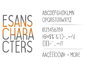 Esans Layered Font