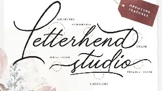 Venettica Signature Romantic Script font