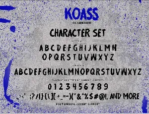 KOASS - It Is a Brush Font