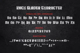 Rock Glader a Serif Display Font