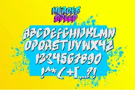 Heroes Speed - Graffiti Font