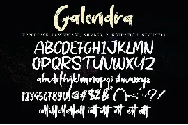 Galendra font