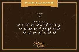 Vintage Rotter-Monoline Script Font