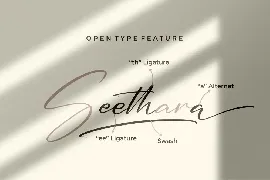 Seethara font