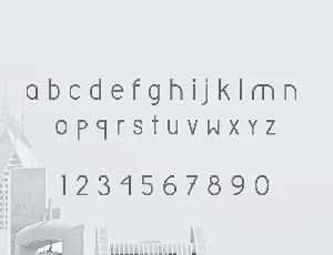 Unique Simple Sans Serif Font