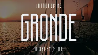 Gronde Font