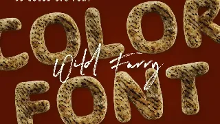 Wild Furry - Color SVG Font