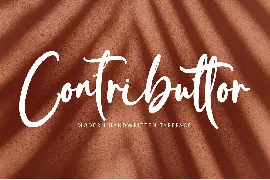 Contributtor font