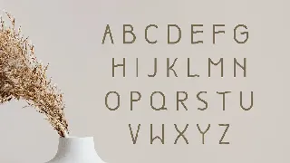 Boho Unique Display Font