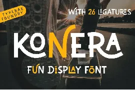 Konera Fun Display Font