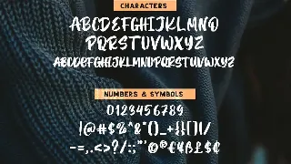 Newlight - Display Brush Font