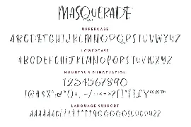 Masquerade Typeface font