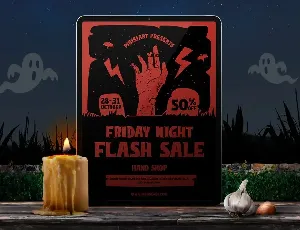 Sharp Axe - Halloween Display Font