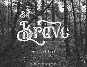 Sortdecai Handmade font