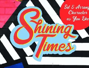 Shining Times font