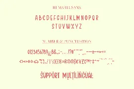 Hi Maria - A Duo Font