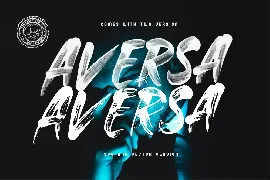 Aversa SVG Font + 27 Brushes