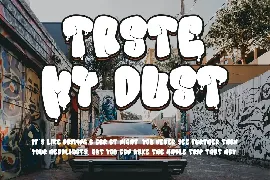 Bubble Paint Graffiti Display Font