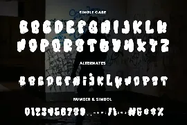 Bubble Paint Graffiti Display Font