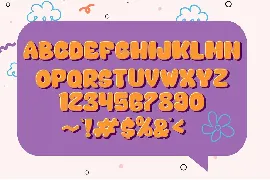 Super Little - Fun Display Font with Shadow