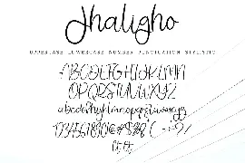 Jhaligho font