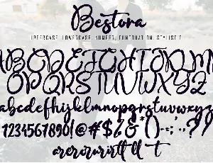 Bestora font