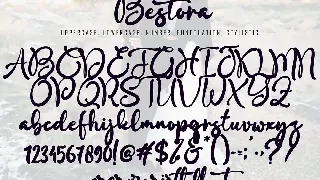 Bestora font