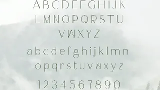 Thin Serif Unique Display Font