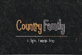 Country Family font