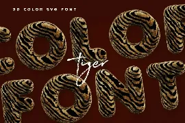 Tiger - Color SVG Font