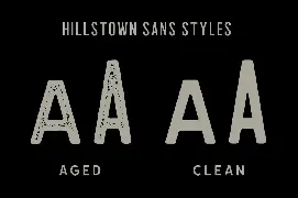 Hillstown Sans font