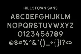 Hillstown Sans font