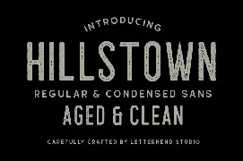 Hillstown Sans font