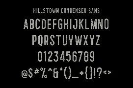 Hillstown Sans font