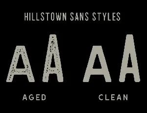 Hillstown Sans font