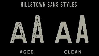 Hillstown Sans font