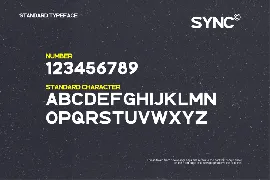 SYNC - Modern Sans Serif Font