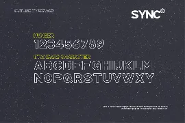 SYNC - Modern Sans Serif Font